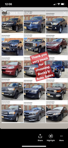 ROCKY'S AUTO SALES