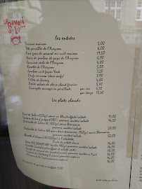 Restaurant Le Réveil Du 10eme à Paris (le menu)