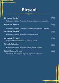 7spices à Paris menu