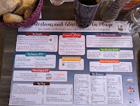 Menu du Restaurant plan d'eau du Champsaur à Saint-Julien-en-Champsaur