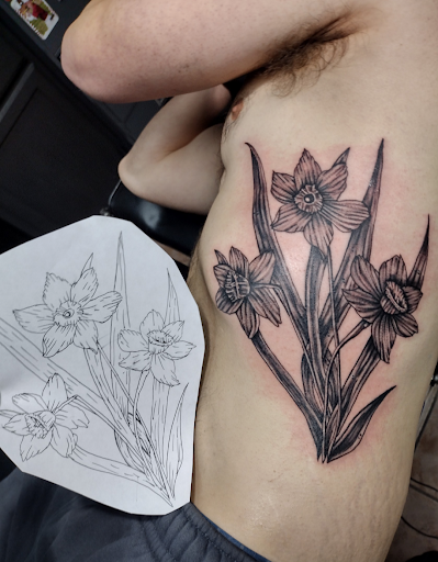 Explore mother daughter son tattoo ideas, creative tattoo ideas in Bethlehem, available at Southside Ink