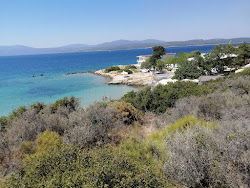 Foto von Kucuk Beach von Klippen umgeben