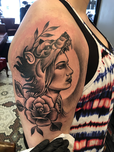 Explore wiccan tattoo ideas, creative tattoo ideas in Junction City, available at New Era Tattoo Studio