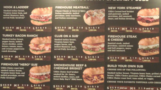 Sandwich Shop «Firehouse Subs», reviews and photos, 625 Baltimore Blvd r, Westminster, MD 21157, USA
