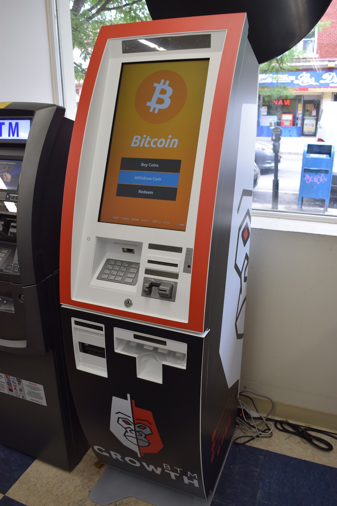 Growth BTM Bitcoin ATM (Buy & Sell) at Elmora Healthcare Pharmacy
