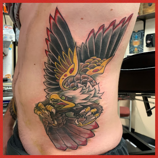 Explore religious tattoo sleeve ideas, creative tattoo ideas in Augusta, available at Mr. Tattoo