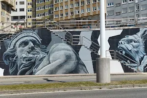 Mural Hércules y Neptuno : Diego AS. 2022 image