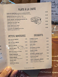 Restaurant Brasserie Le Ségur à Paris (le menu)