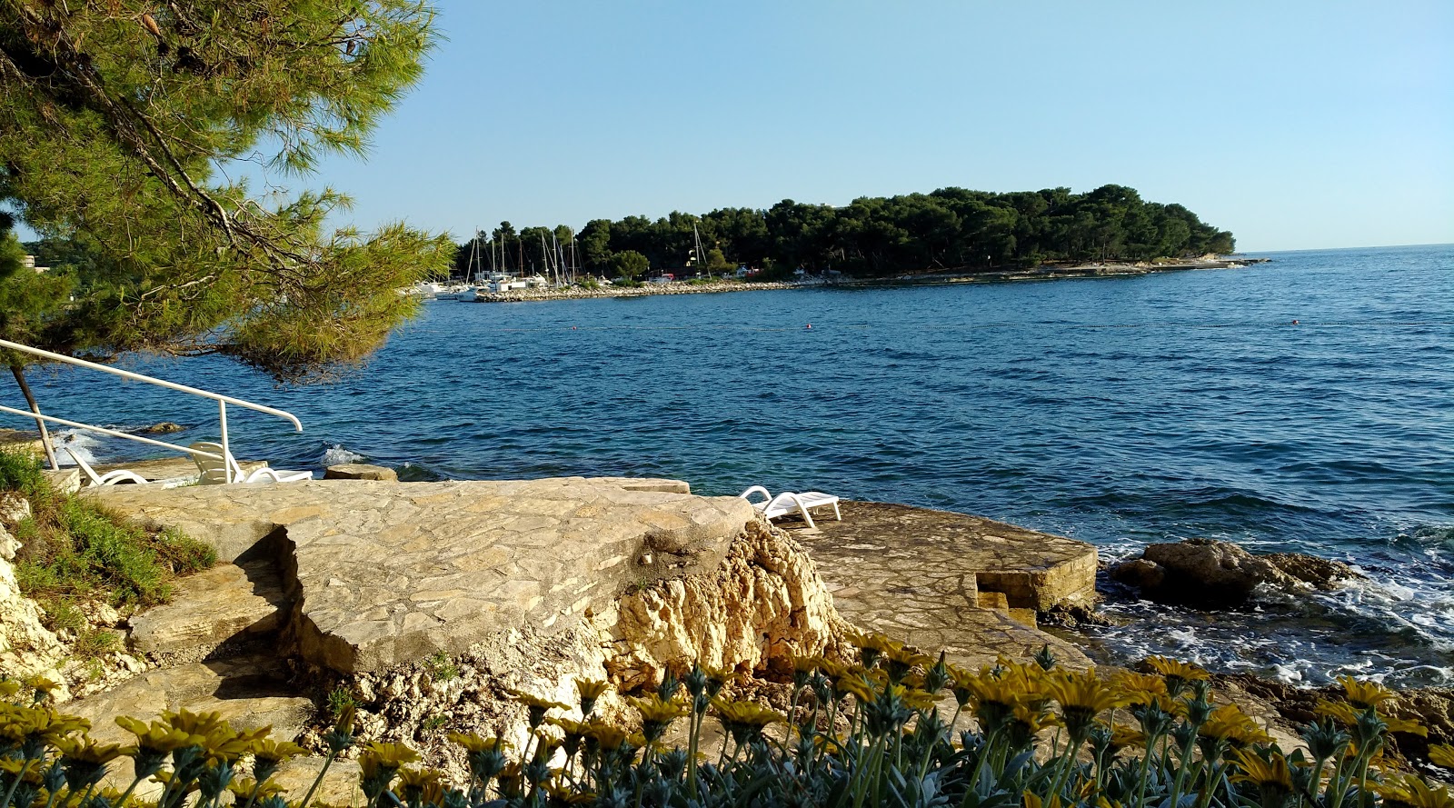 Photo of Plava Laguna beach with turquoise pure water surface