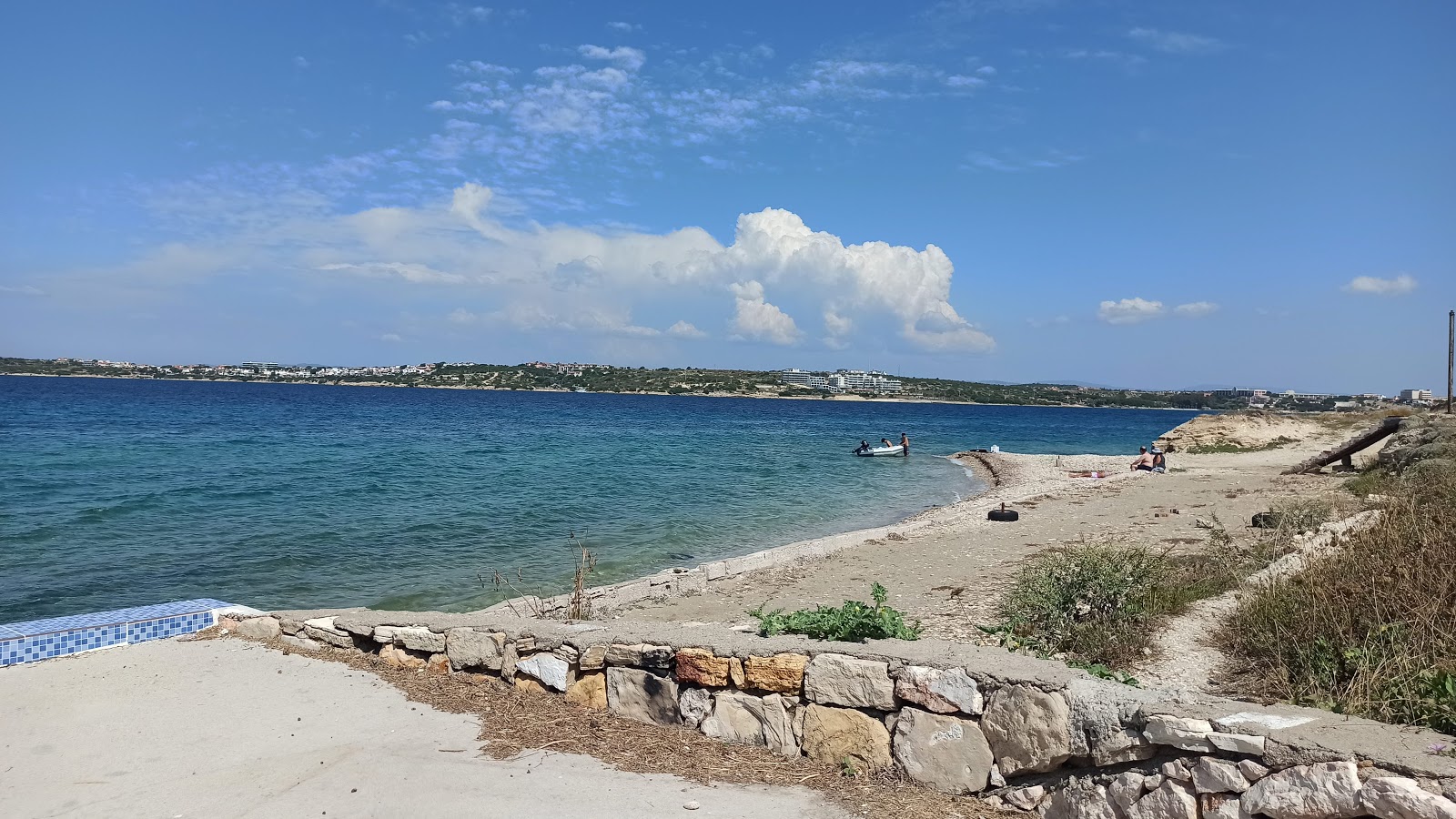 Foto van Dalyan Beach met lichte kiezelsteen oppervlakte