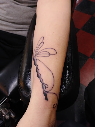 Explore butterfly vine tattoo ideas, creative tattoo ideas in Little Rock, available at Psycho Delic Butterfly Tattoos