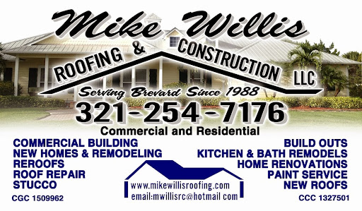 Roofing Contractor «Mike Willis Roofing & Construction LLC», reviews and photos, 1901 N Harbor City Blvd, Melbourne, FL 32935, USA