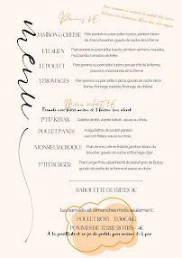 Menu du Monsieur Madame à Casteljaloux