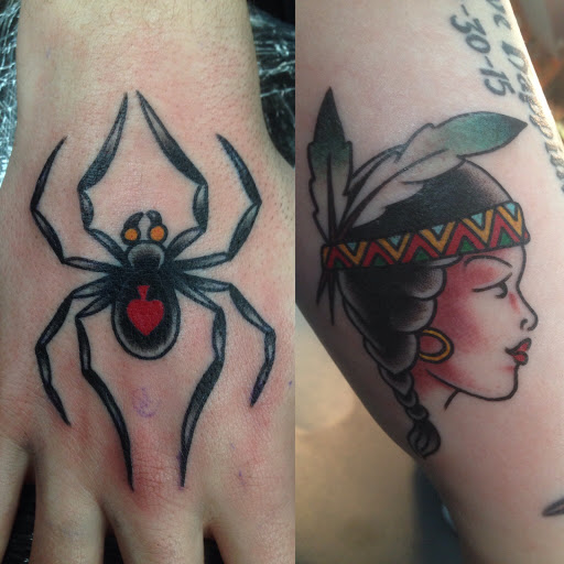 Explore fingerprint heart tattoo ideas, creative tattoo ideas in Glenwood Springs, available at Spyder Rose Tattoo