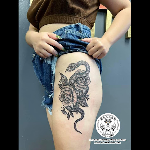 Explore baldur's gate 3 tattoo ideas, creative tattoo ideas in Seattle, available at Dragon Tattoo