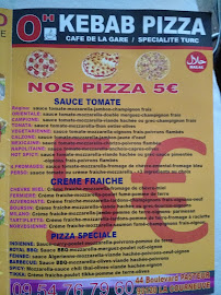 Restaurant turc Oh Kebab Pizza à La Courneuve (la carte)