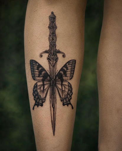 Explore tattoo ideas for my son's name, creative tattoo ideas in Denver, available at Mashroom Studios