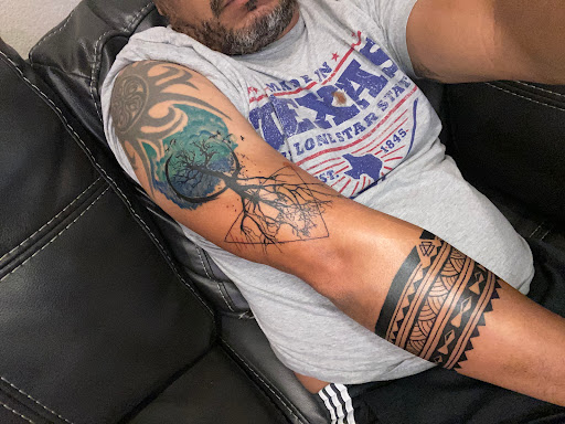 Explore tattoo ideas for sons, creative tattoo ideas in Magnolia, available at Lucky Sparrow Tattoo Shop and Piercing