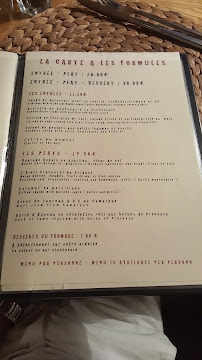 Le Criquet à Arles menu