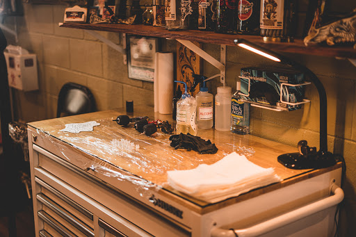 Explore lv tattoo ideas, creative tattoo ideas in Lompoc, available at Fortified Tattoo Co.