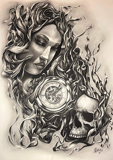 Find chrysanthemum tattoo ideas for your next unique tattoo in Houston at 333 Tattoo Studio HTX