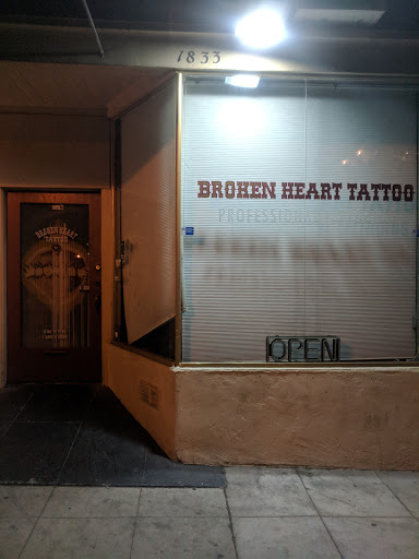 Tattoo Shop «Broken Heart Tattoo», reviews and photos, 1833 Fifth Ave, San Diego, CA 92101, USA