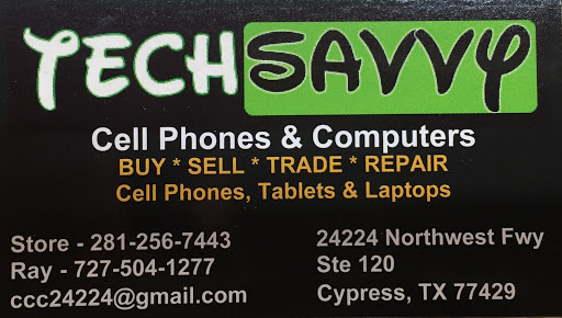 Electronics Repair Shop «Tech Savvy Cell Phone, iPhone, iPad, Computer Repair», reviews and photos, 24224 Northwest Fwy #100, Cypress, TX 77429, USA