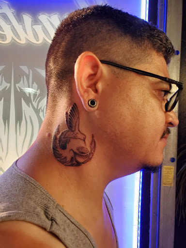 Explore black and grey tattoos sleeves ideas, creative tattoo ideas in Bakersfield, available at Monster Ink