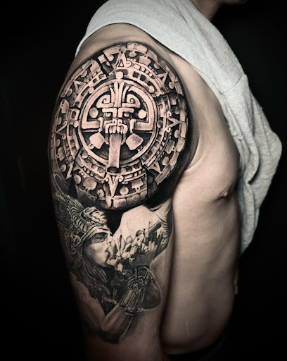 Explore womens sleeve tattoo ideas, creative tattoo ideas in Kissimmee, available at Ol Skool Tattoos Studio