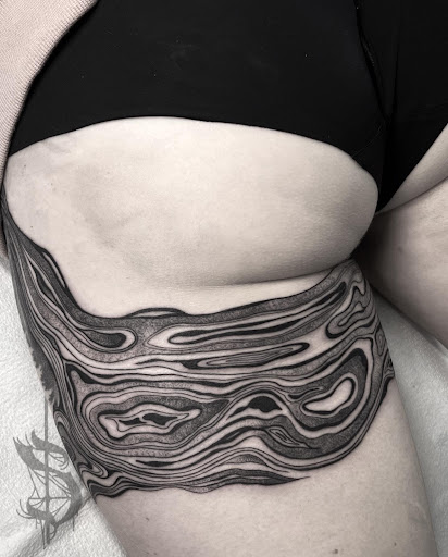 Explore albanian tattoo ideas, creative tattoo ideas in Lopez Island, available at Soot and Bone Body Art Studio