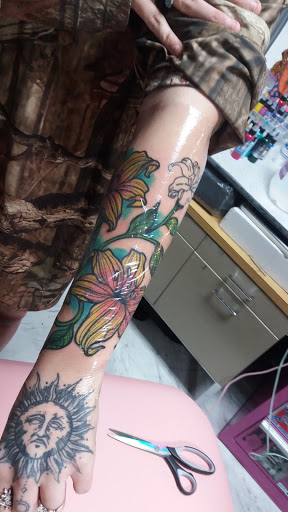Explore forearm tattoo name ideas, creative tattoo ideas in Pearland, available at Black List Tattoo & Piercing Co.