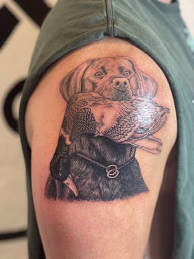 Explore shaded tattoo sleeve ideas, creative tattoo ideas in Avon, available at Avanti Tattoo