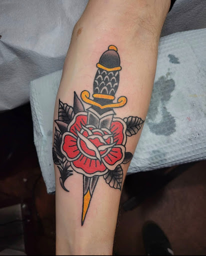 Explore blackjack tattoo ideas, creative tattoo ideas in Libertyville, available at Lucky Seven Tattoo