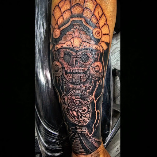 Explore chaos tattoo ideas, creative tattoo ideas in Kenosha, available at Kenosha Tattoo Company