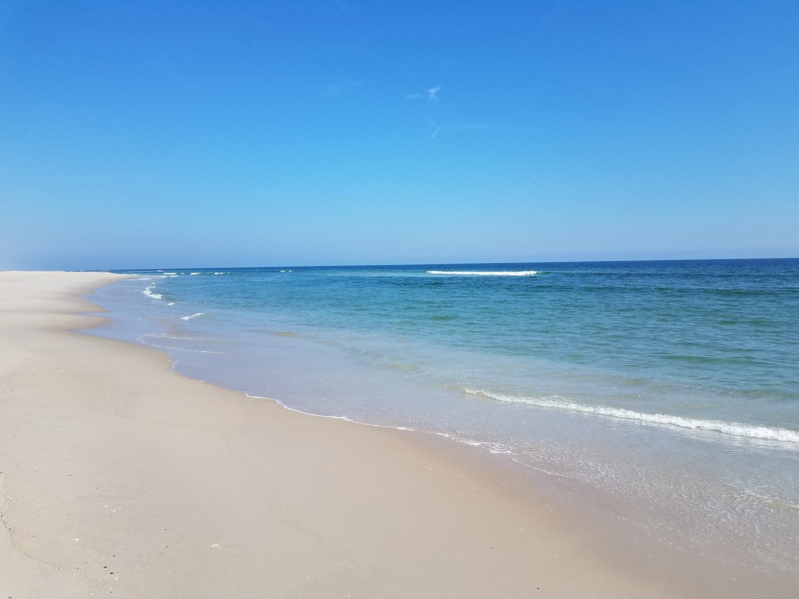 Foto di Jersey Shore Beach con dritto e lungo
