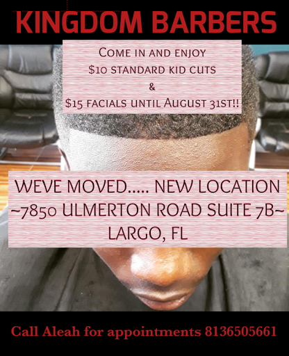 Barber Shop «Kingdom Barbershop», reviews and photos, 7729 Ulmerton Rd, Largo, FL 33771, USA