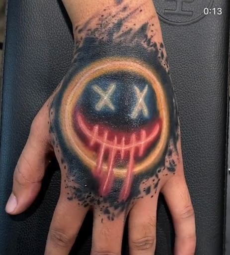 Explore knee cap tattoo ideas for men, creative tattoo ideas in Fort Wayne, available at Grade A Tattoos and Body Piercing