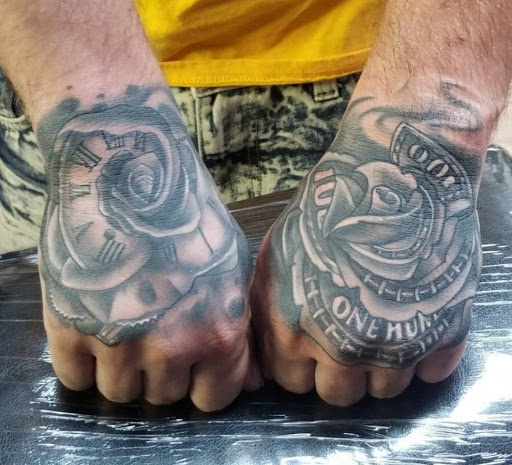 Explore dark feminine tattoo ideas, creative tattoo ideas in Toledo, available at 4 Nineteen Ink