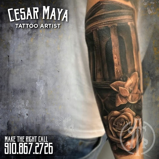 Explore july birth flower tattoo ideas, creative tattoo ideas in Fayetteville, available at American Tattoo Society of Fayetteville