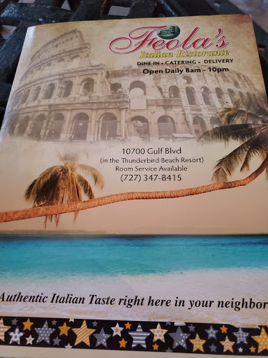 Italian Restaurant «Feola’s Italian Ristorante», reviews and photos, 10700 Gulf Blvd, Treasure Island, FL 33706, USA