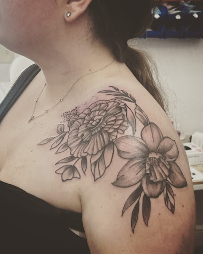 Explore soul eater tattoo ideas, creative tattoo ideas in Cocoa, available at Rorschach Tattoo Shop and Piercing Studio