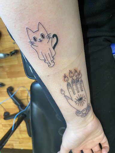 Explore american traditional tattoo filler ideas, creative tattoo ideas in Hackettstown, available at First Place Tattoos