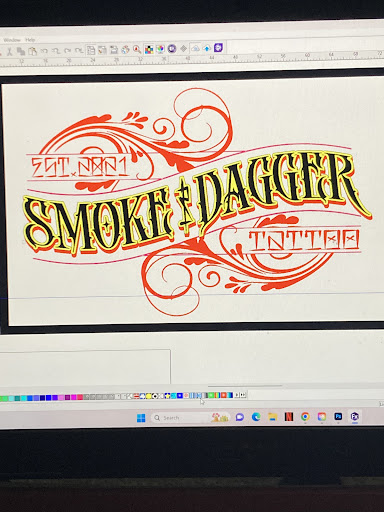 Explore tattoo sleeve filler ideas for a man, creative tattoo ideas in Bullhead City, available at Smoke and Dagger Tattoo