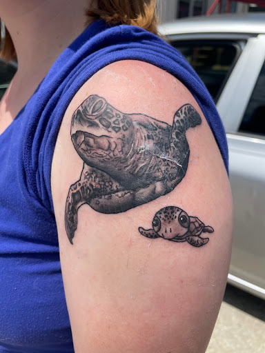 Explore small hip tattoo ideas, creative tattoo ideas in Osage Beach, available at Lake Ozark Tattoo and Hair Studio