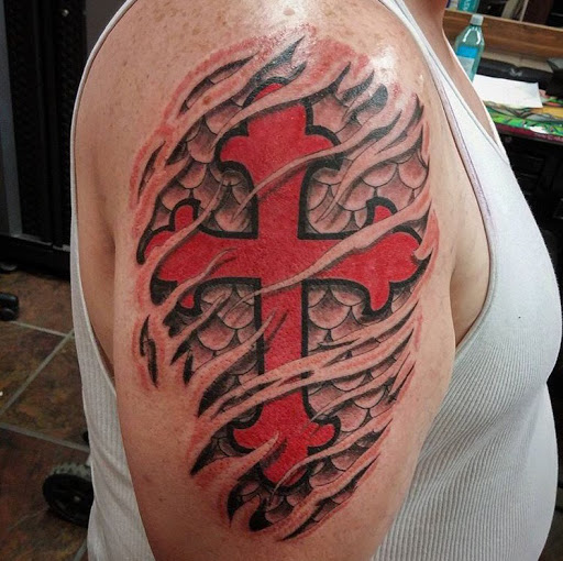 Explore awesome back tattoo ideas, creative tattoo ideas in San Diego, available at Sideshow Tattoo and Piercing