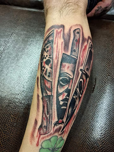 Explore male groin tattoo ideas, creative tattoo ideas in Muncie, available at Obscura Tattoo shop and Oddity Collective