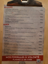 Flam's à Strasbourg menu