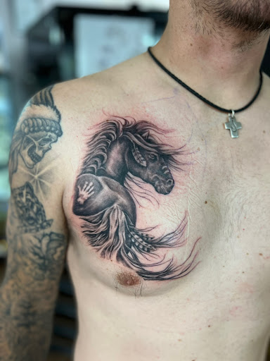 Explore treble clef tattoo ideas, creative tattoo ideas in Stephenville, available at Electric Ink Tattoo Studio
