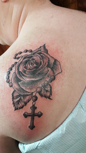 Explore female arm tattoos ideas, creative tattoo ideas in Loveland, available at Satori Tattoo