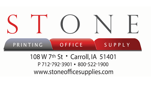 Office Supply Store «Stone Printing and Office Supplies», reviews and photos, 108 W 7th St, Carroll, IA 51401, USA